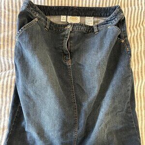Talbots, 10, Jean Skirt
